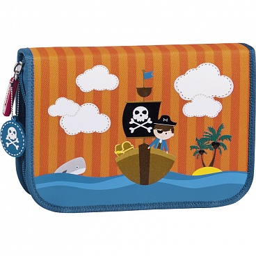 Пенал Brunnen Pirate 2, для пишущих принадлежностей, с наполнением, 19.5 х 13.5 х 3.5 см - 11